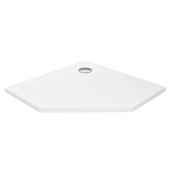 Darmowa Dostawa - Brodzik pięciokątny 90x90 cm biały New Trendy Nex B0452