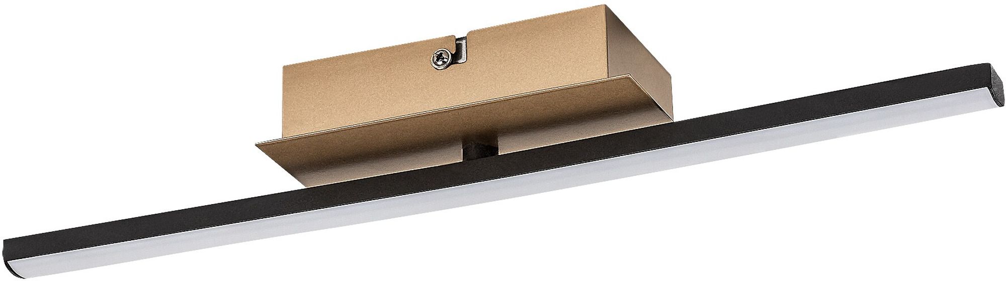 Darmowa Dostawa - Lampa podsufitowa 1x8 W biała-czarna-złota Rabalux Demir 71397