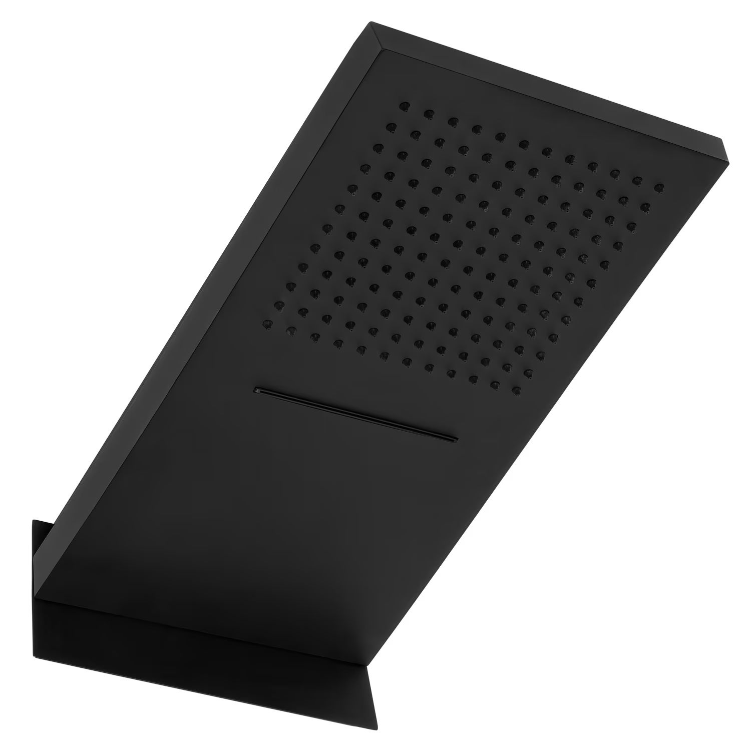 Darmowa Dostawa - Deszczownica 50x25 cm prostokątna czarna Kronenbach Spa KBMBBPRBOR2502BL