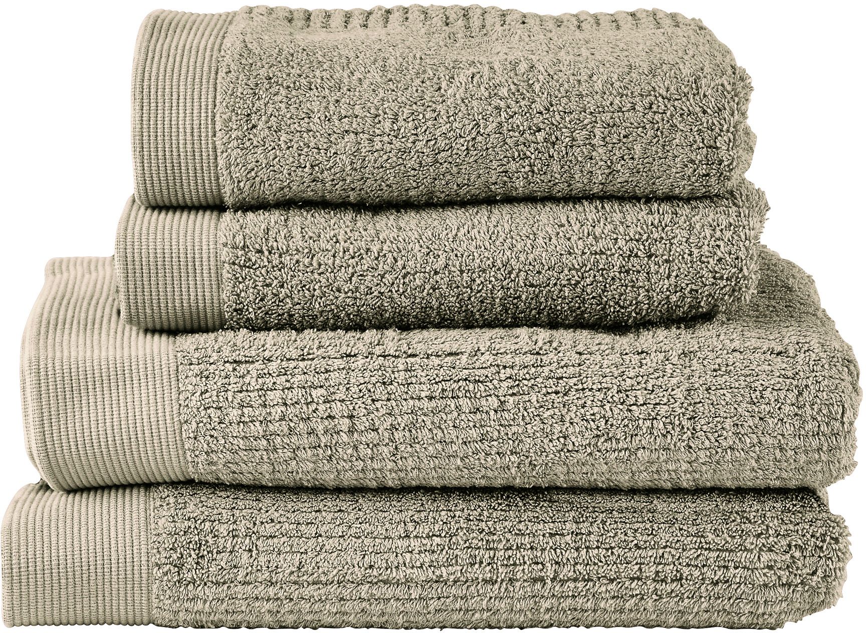 Darmowa Dostawa - Komplet ręczników 140x70 cm bawełniany zielony Zone Denmark Classic 25481