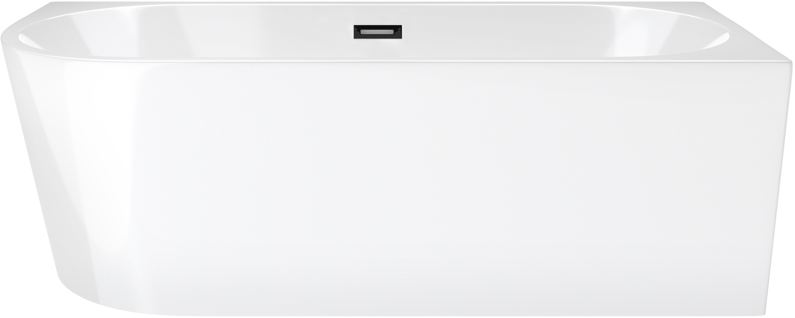 Darmowa Dostawa - Wanna narożna 160x75 cm prostokątna biała Corsan Intero E230LPBL