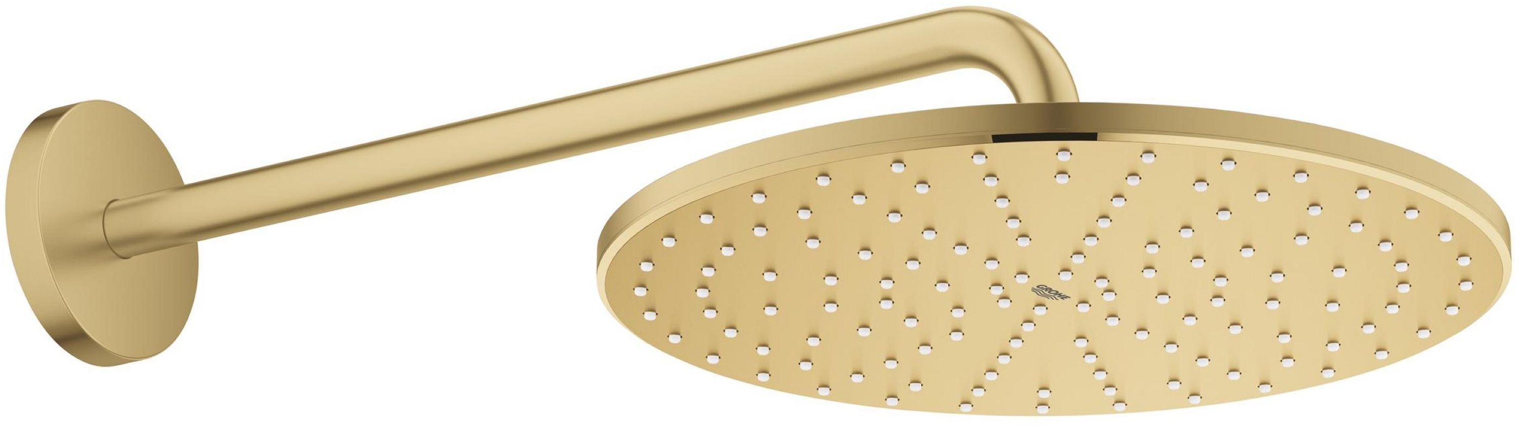 Darmowa Dostawa - Deszczownica z ramieniem 31x31 cm okrągła brushed cool sunrise Grohe Rainshower 26558GN0