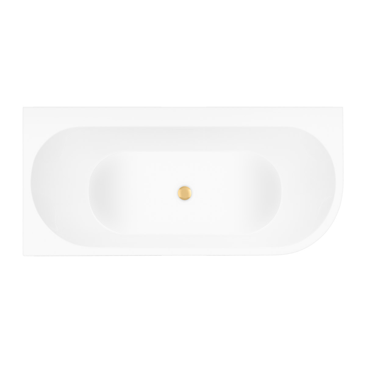 Darmowa Dostawa - Wanna narożna 170x80 cm prostokątna biała Oltens Hulda abset6892