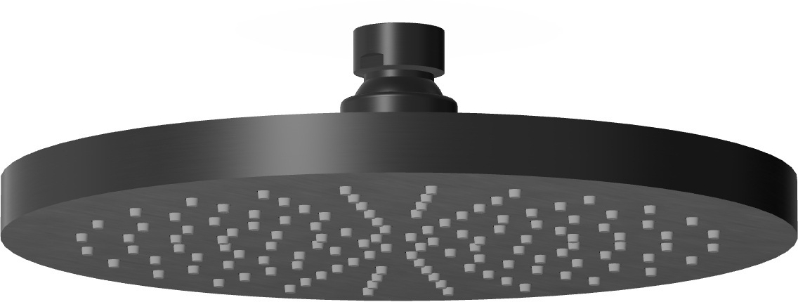 Darmowa Dostawa - Deszczownica 20x20 cm okrągła czarna Zucchetti Helm Z94263XP81