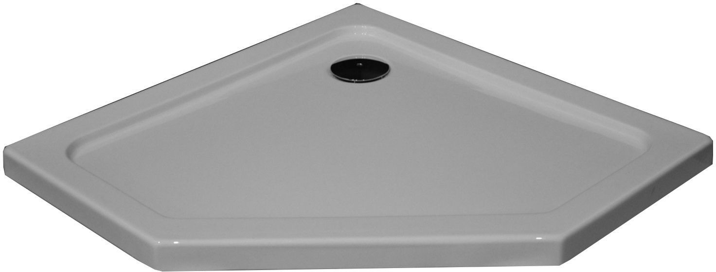 Darmowa Dostawa - Brodzik pięciokątny 80x80 cm biały Sea-Horse BKB023PP