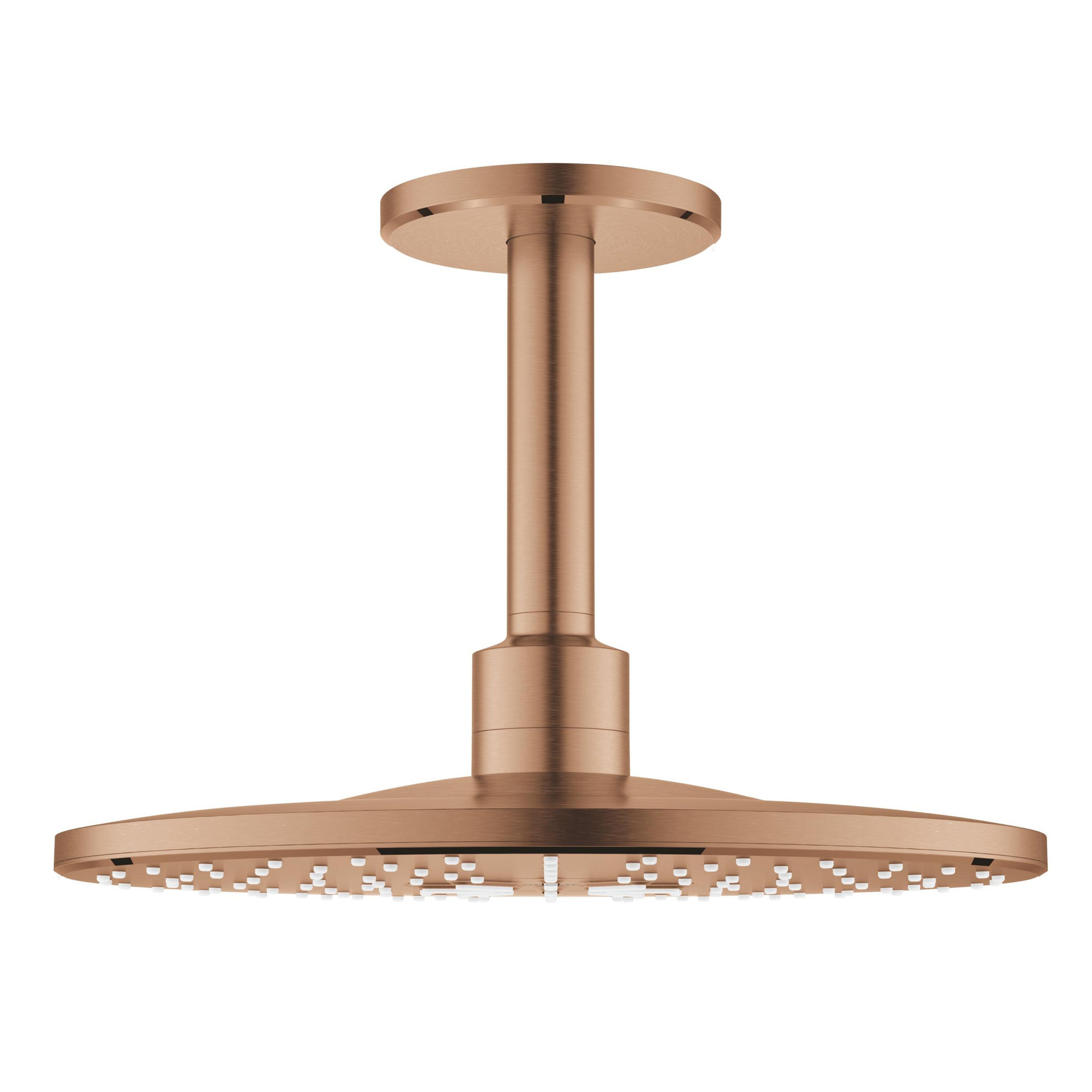 Darmowa Dostawa - Deszczownica z ramieniem 31x31 cm okrągła brushed warm sunset Grohe Rainshower 26477DL0