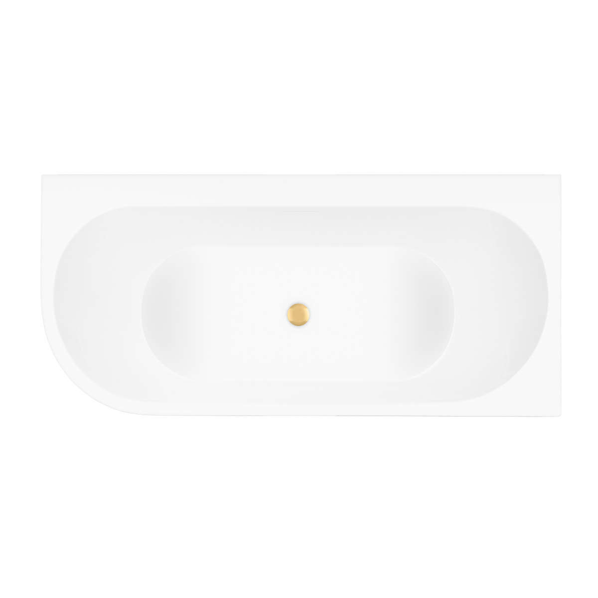 Darmowa Dostawa - Wanna wolnostojąca 170x80 cm prostokątna biała Oltens Hulda abset6887