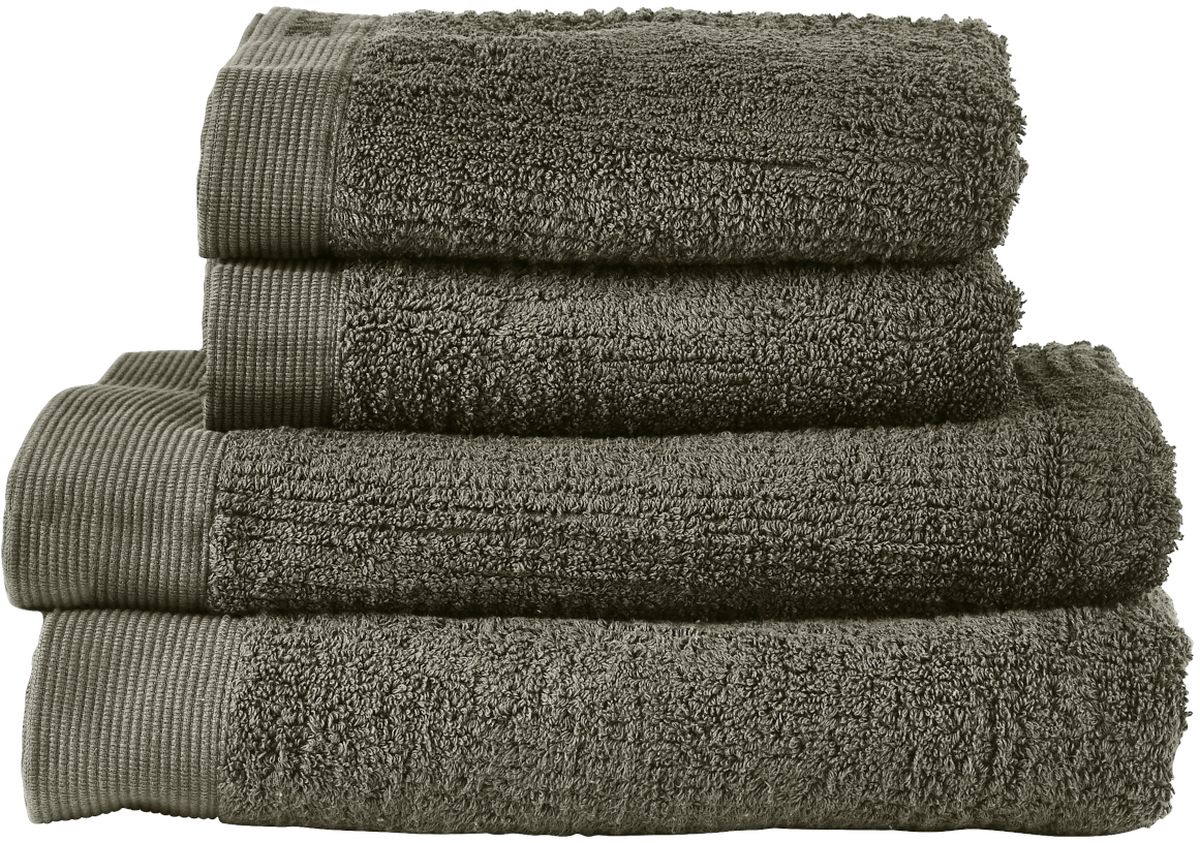 Darmowa Dostawa - Komplet ręczników 140x70 cm bawełniany zielony Zone Denmark Classic 28639
