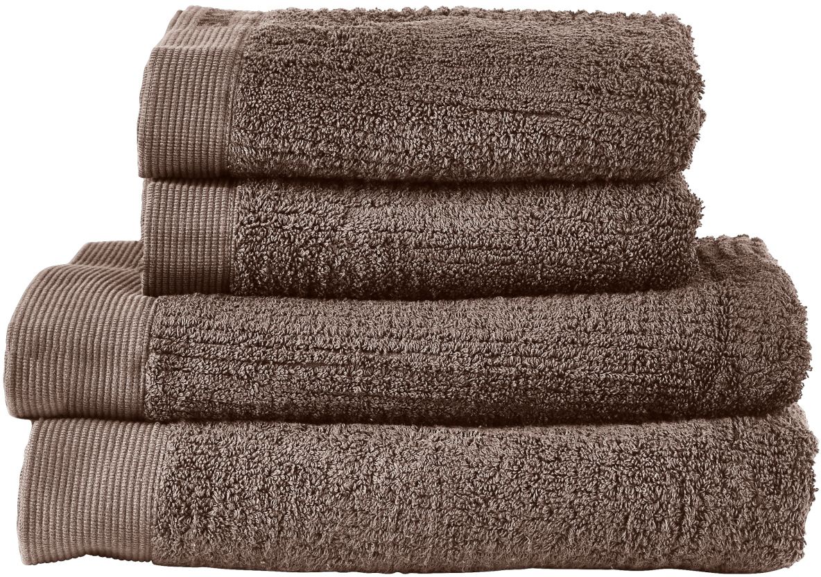 Darmowa Dostawa - Komplet ręczników 140x70 cm bawełniany brązowy Zone Denmark Classic 28640