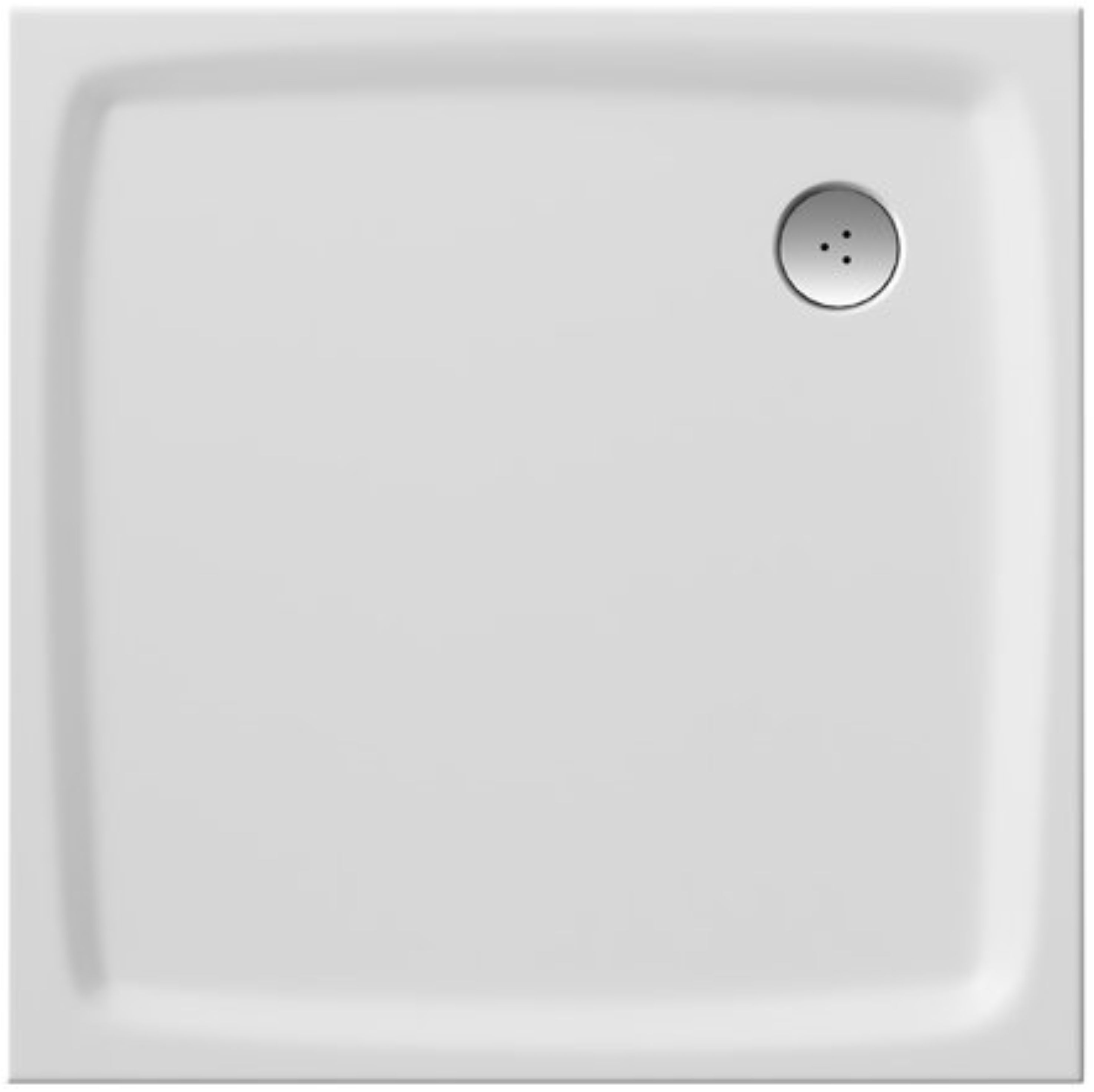 Darmowa Dostawa - Brodzik kwadratowy 80x80 cm biały Ravak Galaxy Pro Flat XA034411010