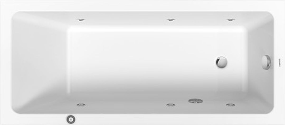 Darmowa Dostawa - Wanna z hydromasażem 160x70 cm prostokątna Duravit No. 1 760488000JP1000