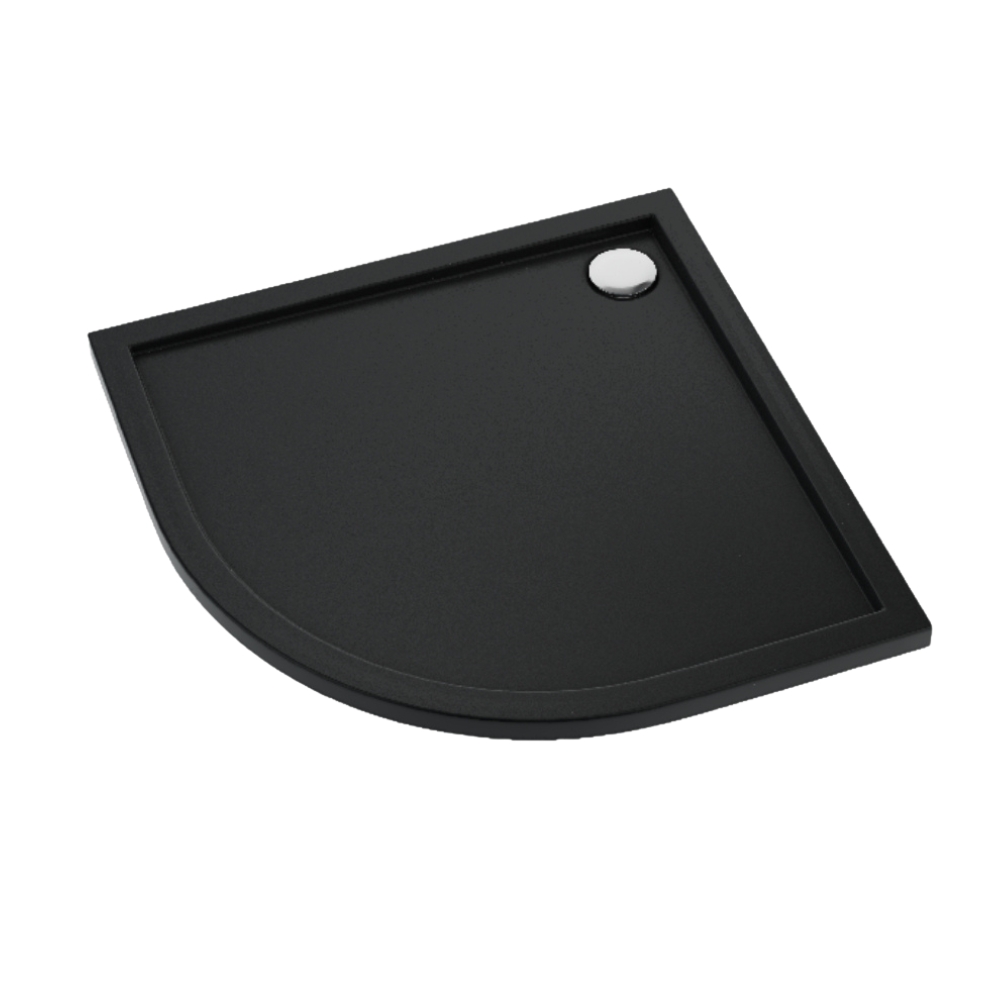 Darmowa Dostawa - Brodzik półokrągły 90x90 cm czarny Schedline Sharper Black Mat 3SS2O9090CMG