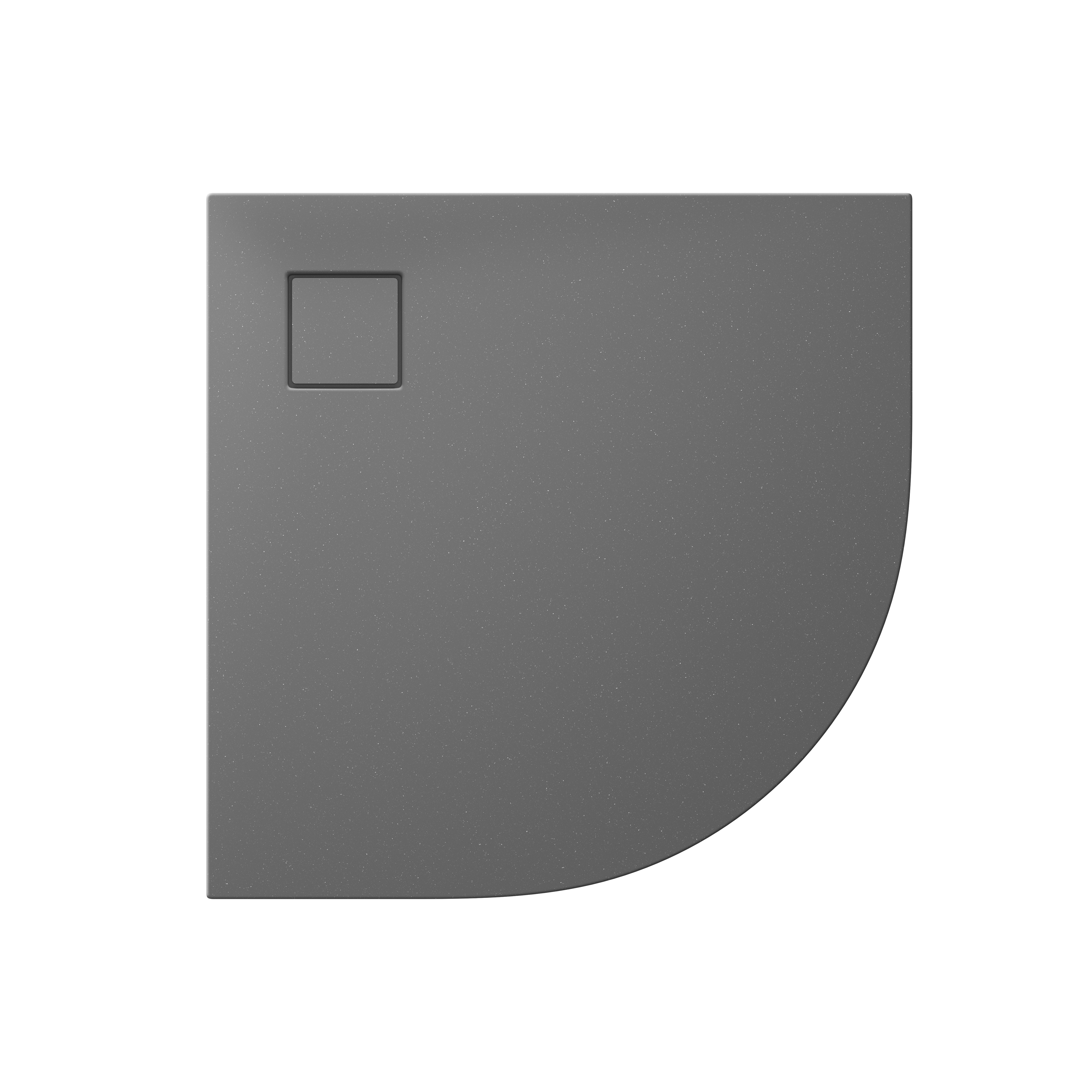 Darmowa Dostawa - Brodzik półokrągły 90x90 cm szary Cersanit Tako S932160