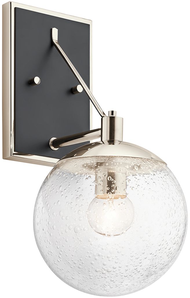 Darmowa Dostawa - Kinkiet 1x60 W przezroczysty-nikiel Quintiesse Marilyn QNMARILYN1