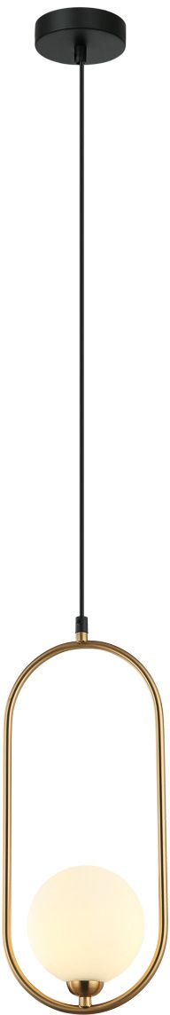 Darmowa Dostawa - Lampa wisząca 1x25 W czarna-brązowa Italux Lupus PND39651BRO