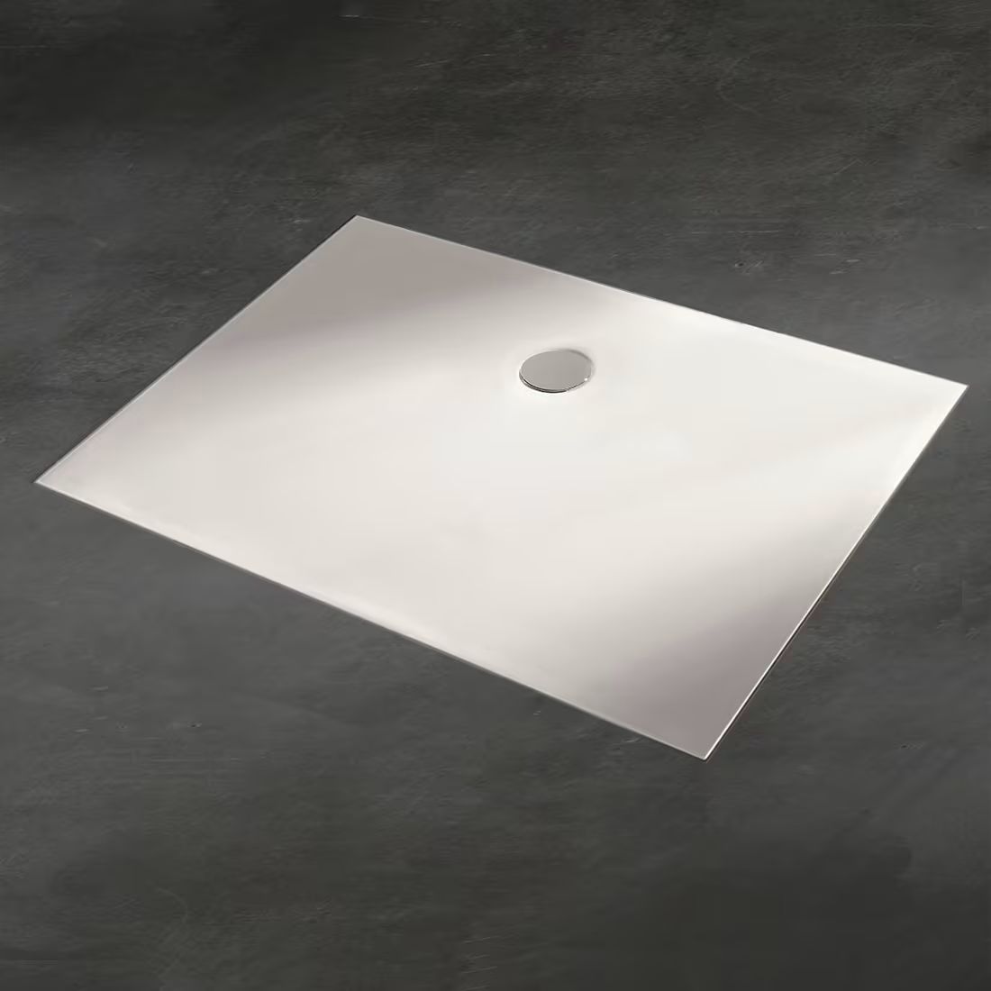 Darmowa Dostawa - Brodzik prostokątny 100x80 cm biały Kronenbach Cube KBMD1080AS