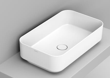 Darmowa Dostawa - Umywalka 64x38.5 cm prostokątna nablatowa biała Ceramica Dolomite Noemi D311201