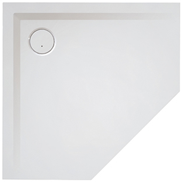 Darmowa Dostawa - Brodzik pięciokątny 90x90 cm biały Sanplast Space Mineral 645290083001000