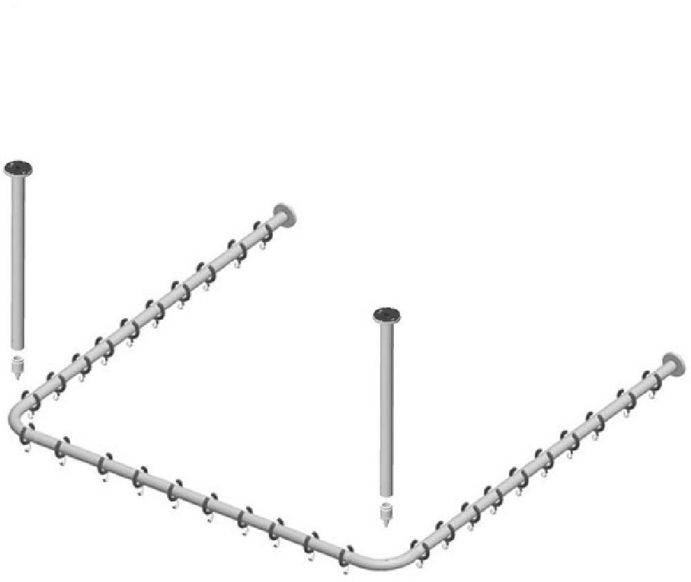 Darmowa Dostawa - Drążek zasłony prysznicowej Keuco Plan 14940011000