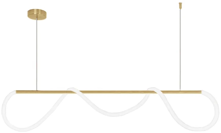 Darmowa Dostawa - Lampa wisząca 1x60 W złota TooLight Long Gold OSW03998