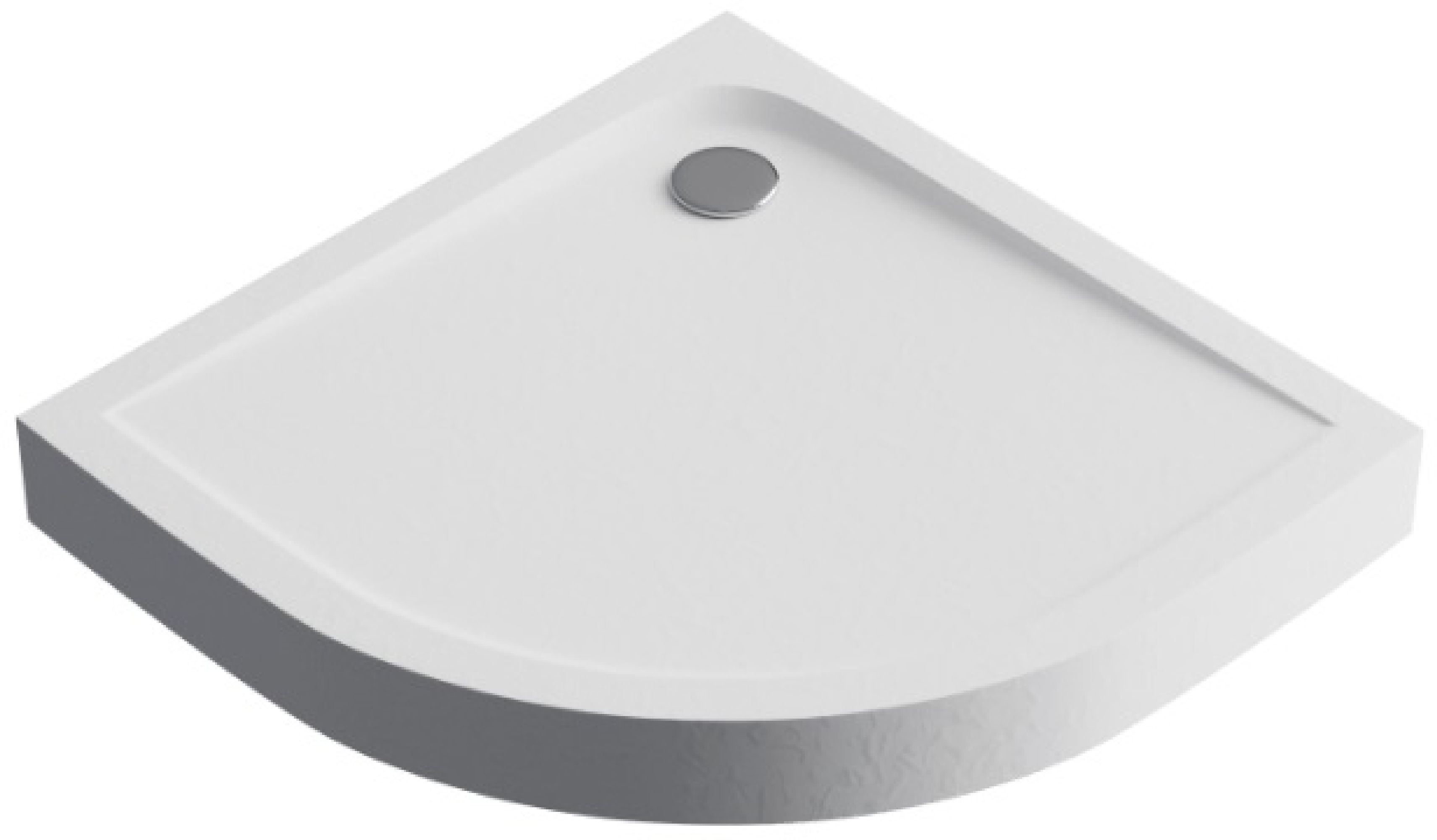 Darmowa Dostawa - Brodzik półokrągły 80x80 cm biały Excellent Sense X BREX1404080080WHC