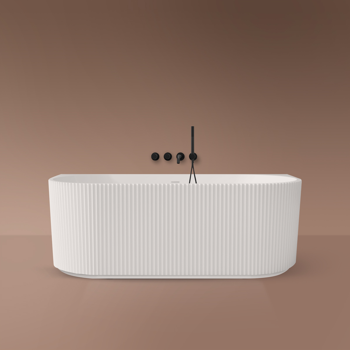 Darmowa Dostawa - Wanna przyścienna 170x80 cm prostokątna biała Oltens Hamnes 12026000