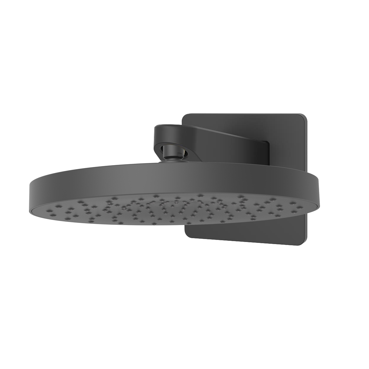 Darmowa Dostawa - Deszczownica z ramieniem 32x32 cm okrągła czarna Ksuro 01 17014030