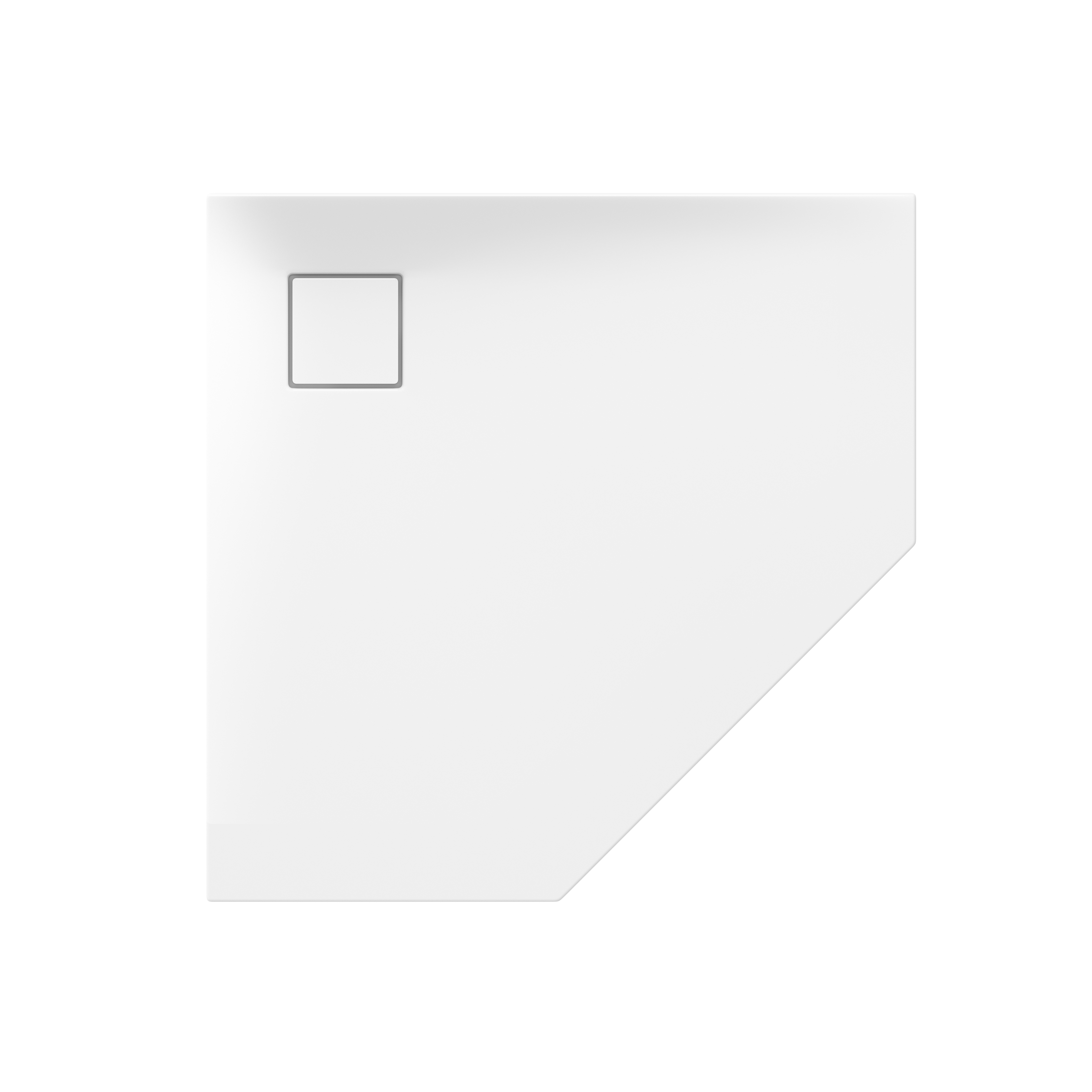 Darmowa Dostawa - Brodzik pięciokątny 90x90 cm biały Cersanit Tako S601129