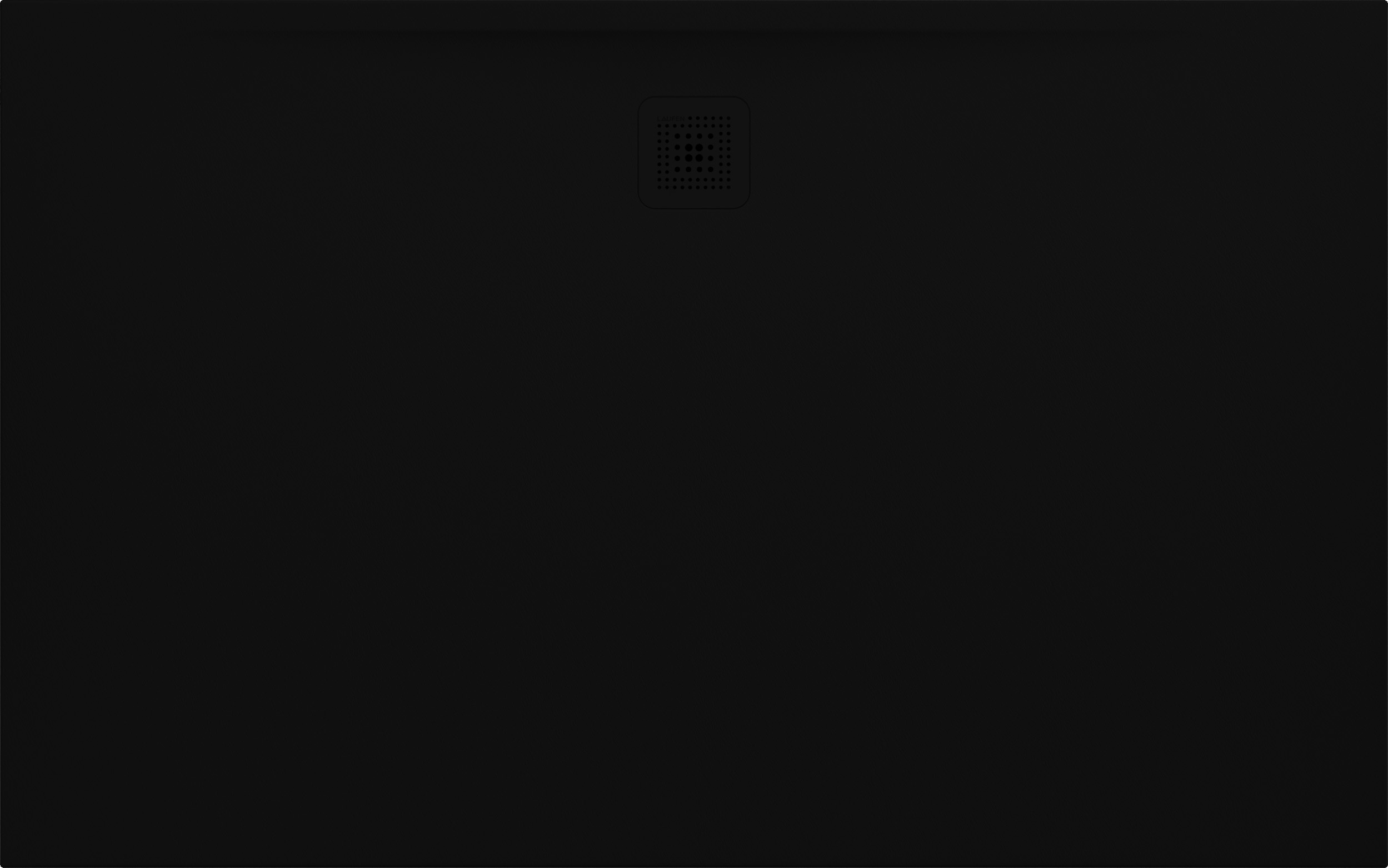 Darmowa Dostawa - Brodzik prostokątny 160x100 cm czarny Laufen Pro H2119550800001