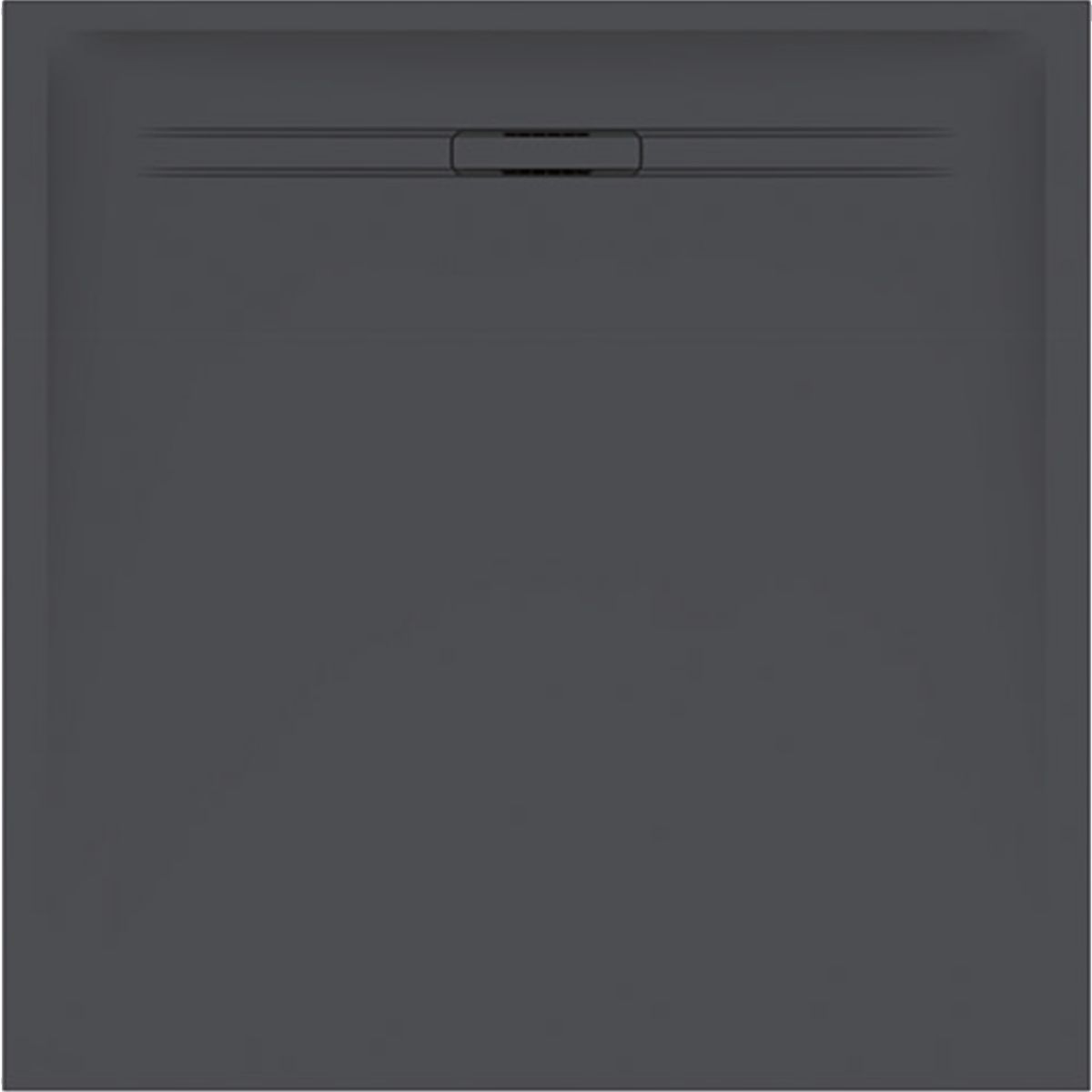 Darmowa Dostawa - Brodzik kwadratowy 80x80 cm grafitowy Geberit Sestra 550292002