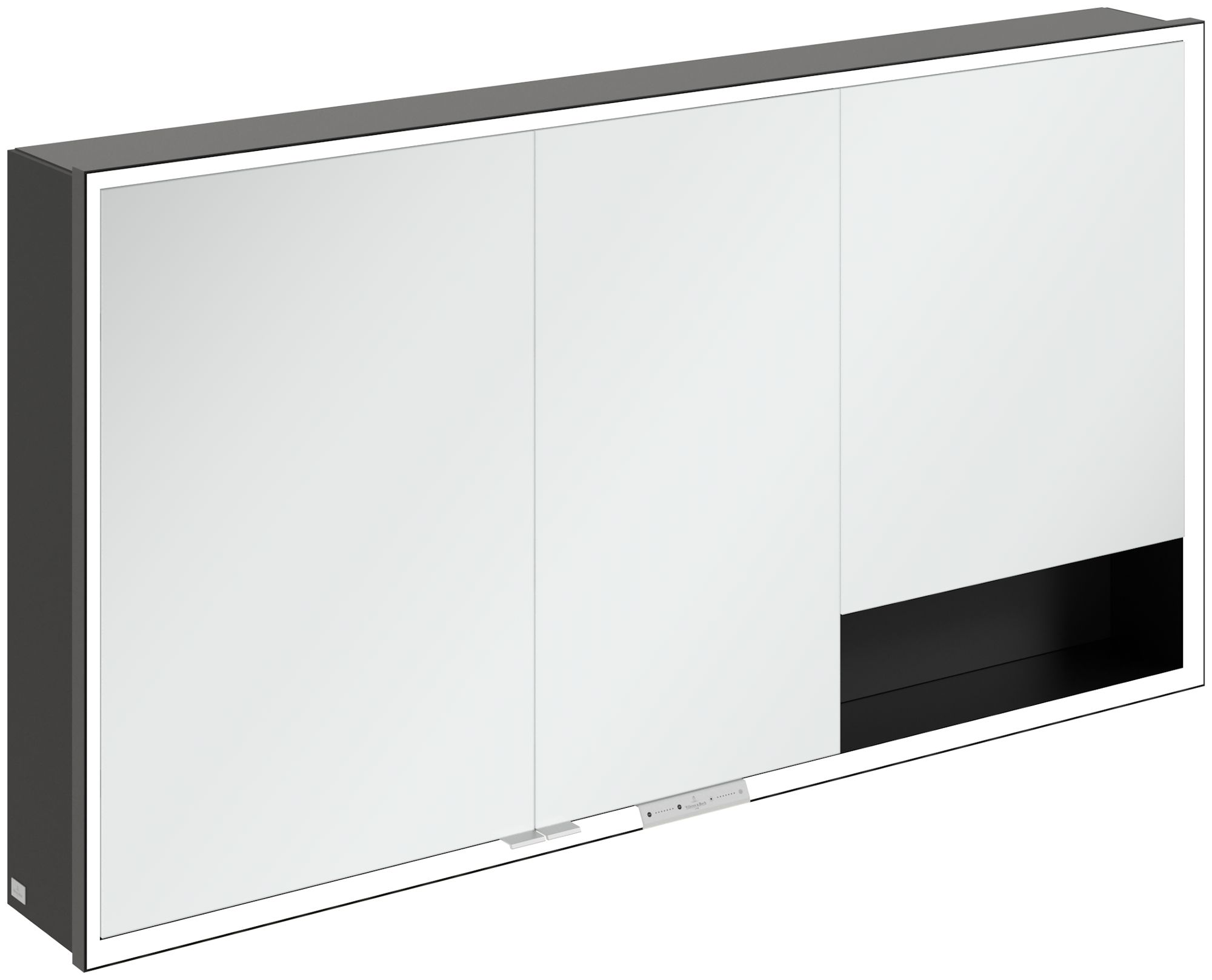 Darmowa Dostawa - Szafka 140x16.8x75 cm z lustrem czarna Villeroy & Boch My View+ B48114VL