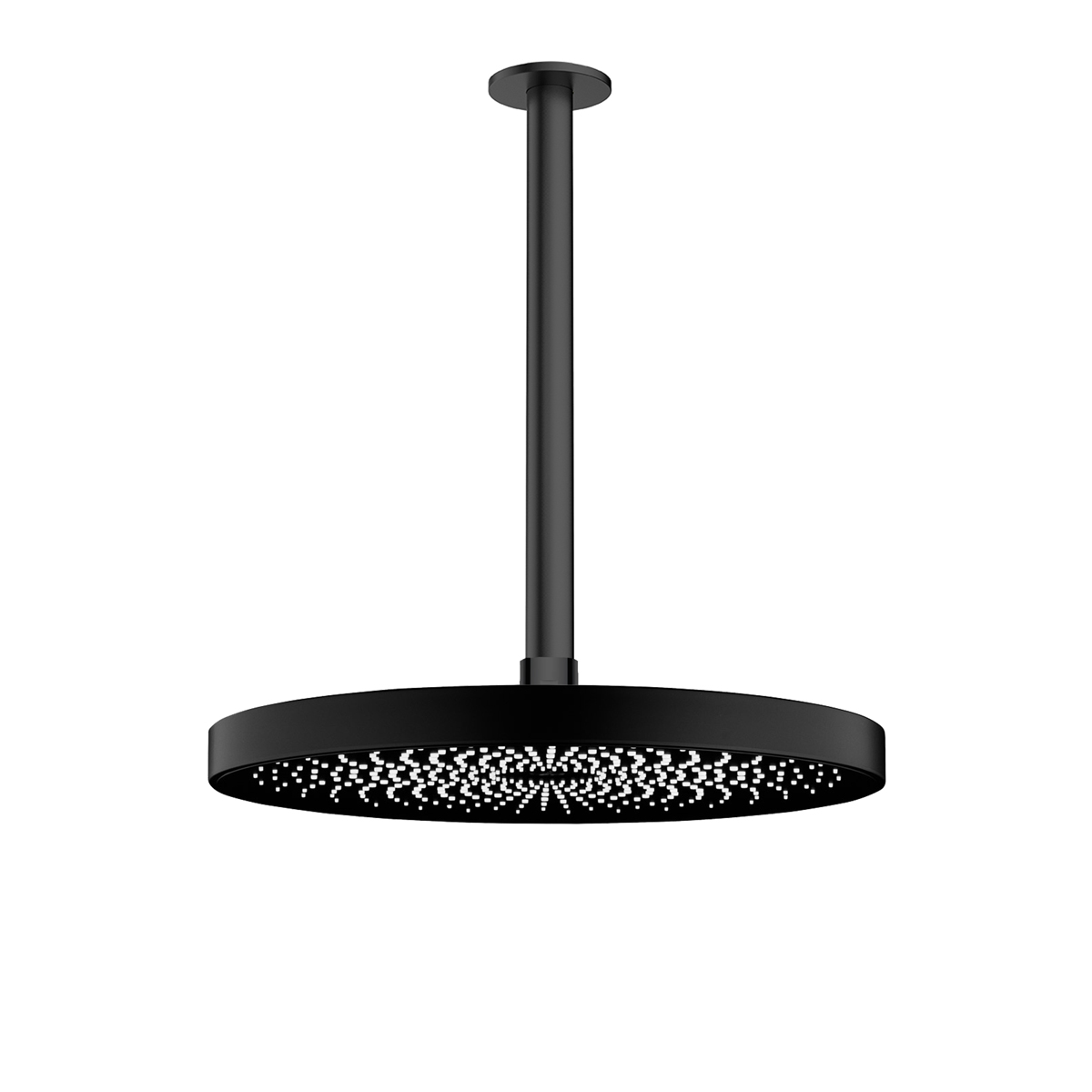 Darmowa Dostawa - Deszczownica z ramieniem 26x26 cm okrągła czarny mat Oltens Vann 36086300