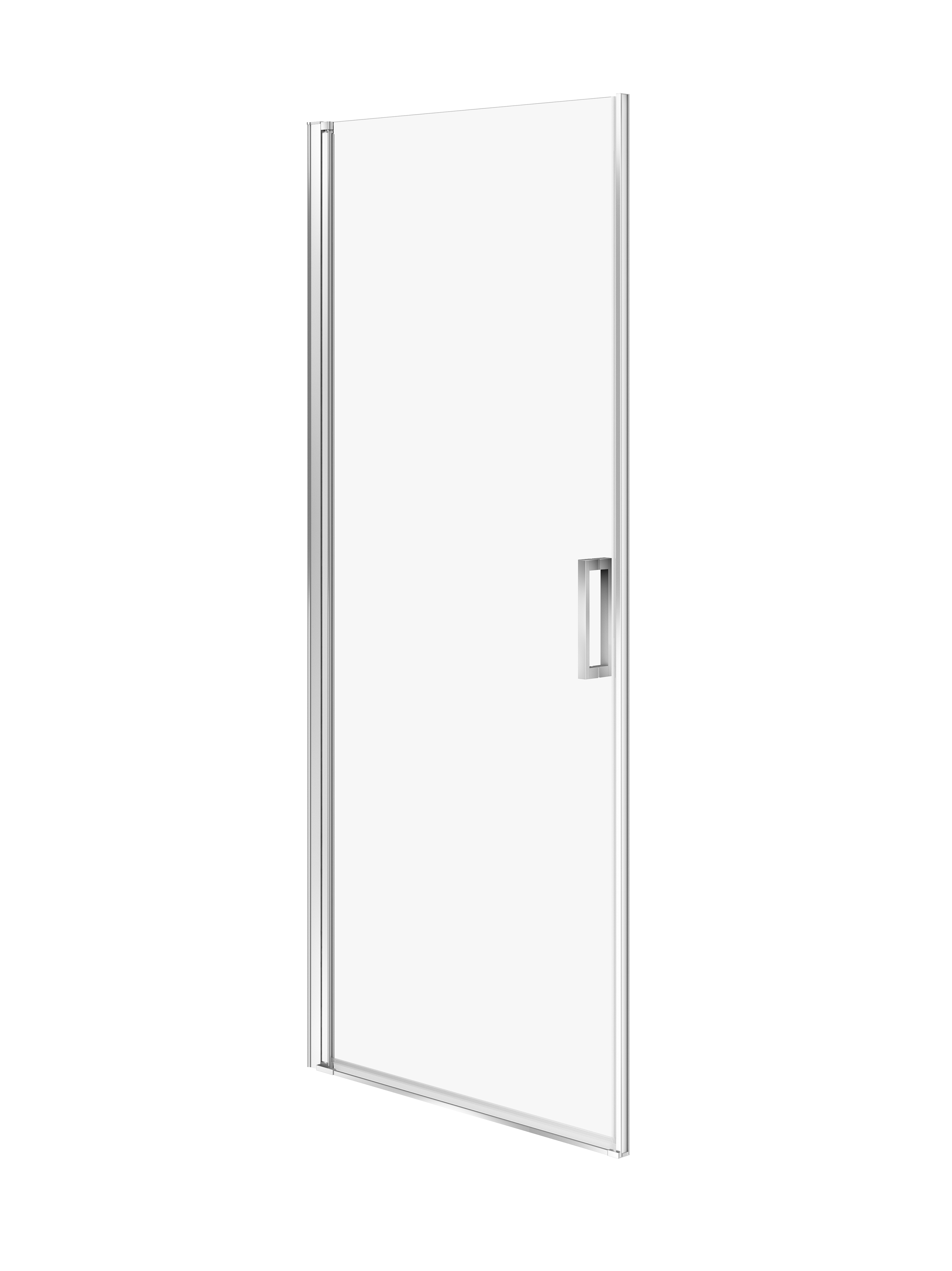 Darmowa Dostawa - Drzwi prysznicowe 80 cm uchylne chrom połysk/szkło przezroczyste Cersanit Moduo S162020