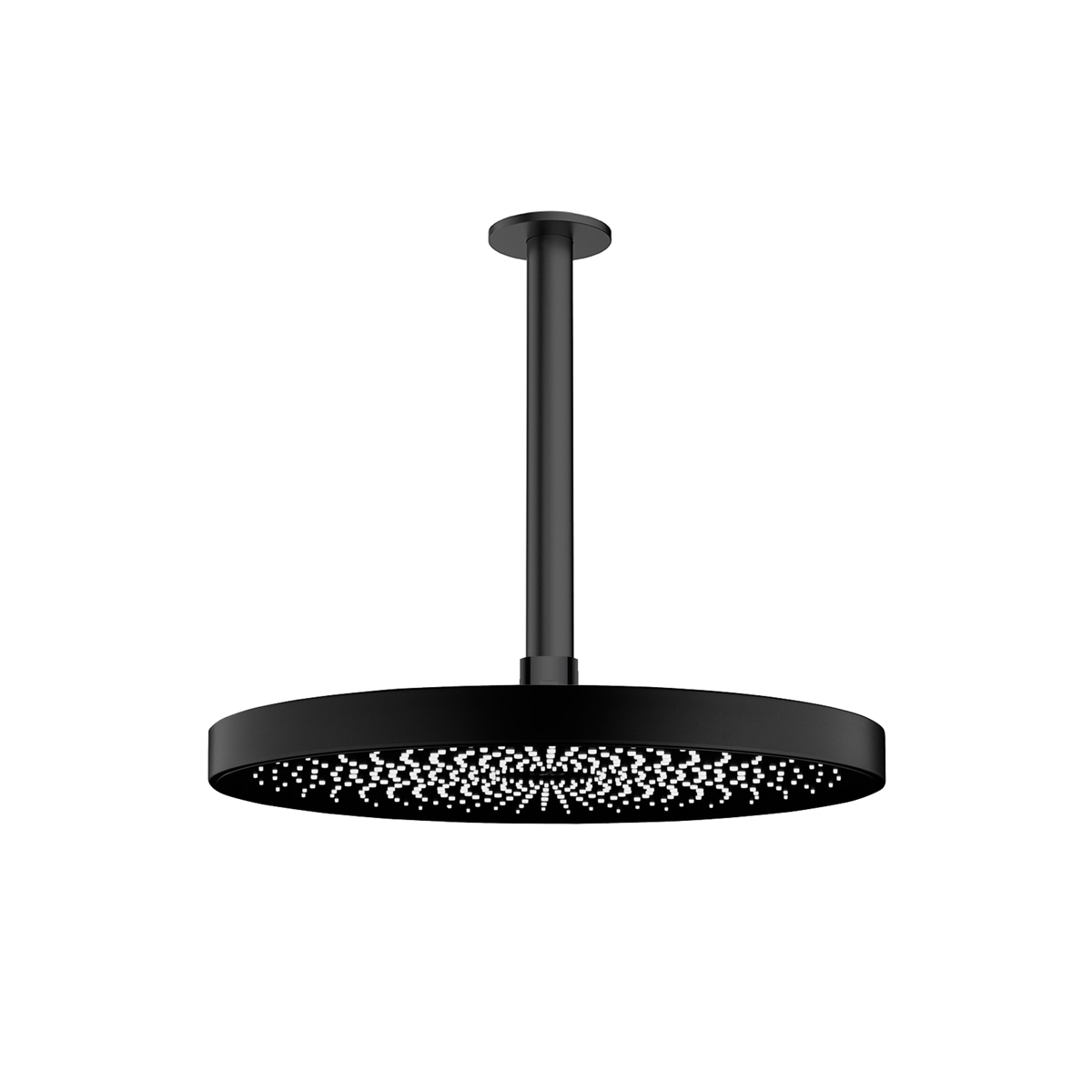 Darmowa Dostawa - Deszczownica z ramieniem 26x26 cm okrągła czarny mat Oltens Vann 36091300