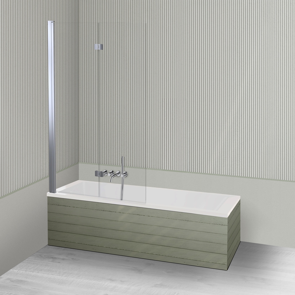 Darmowa Dostawa - Wanna prostokątna 170x75 cm biała Oltens Langfoss 18004000