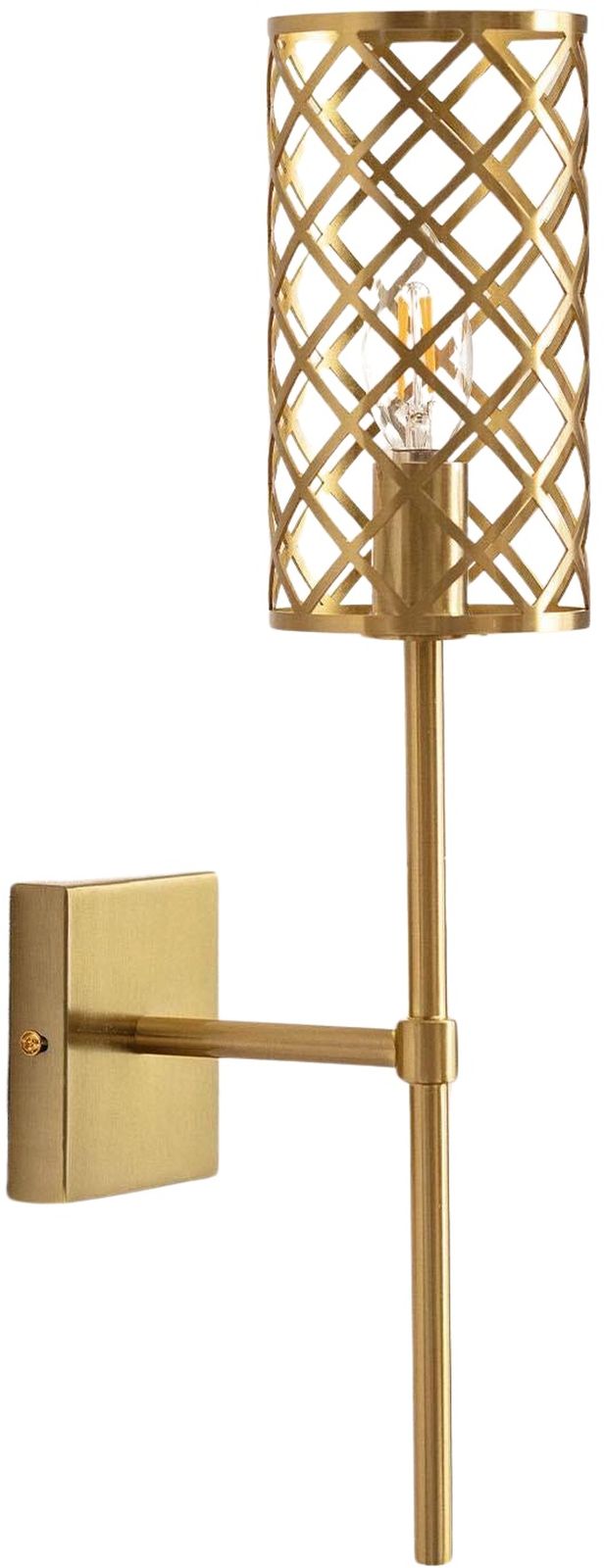 Darmowa Dostawa - Kinkiet 1x40 W złoty Abruzzo Gambit ABRGAMBIT