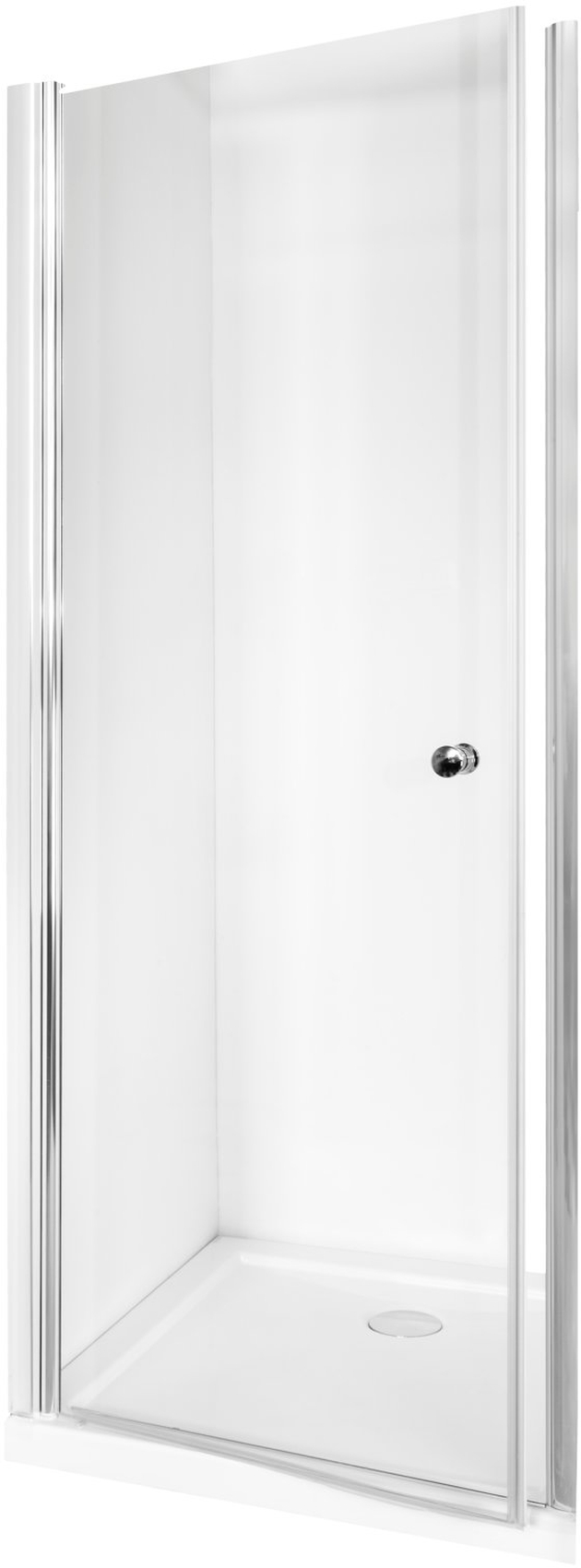 Darmowa Dostawa - Drzwi prysznicowe 90 cm uchylne do wnęki Besco Sinco DS90