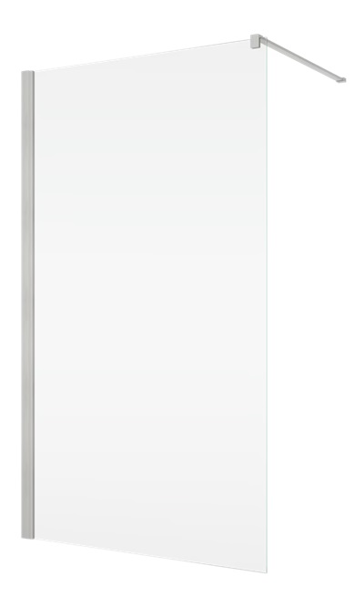 Darmowa Dostawa - Ścianka prysznicowa 100 cm nikiel szczotkowany/szkło przezroczyste Ronal Annea ANT110002507