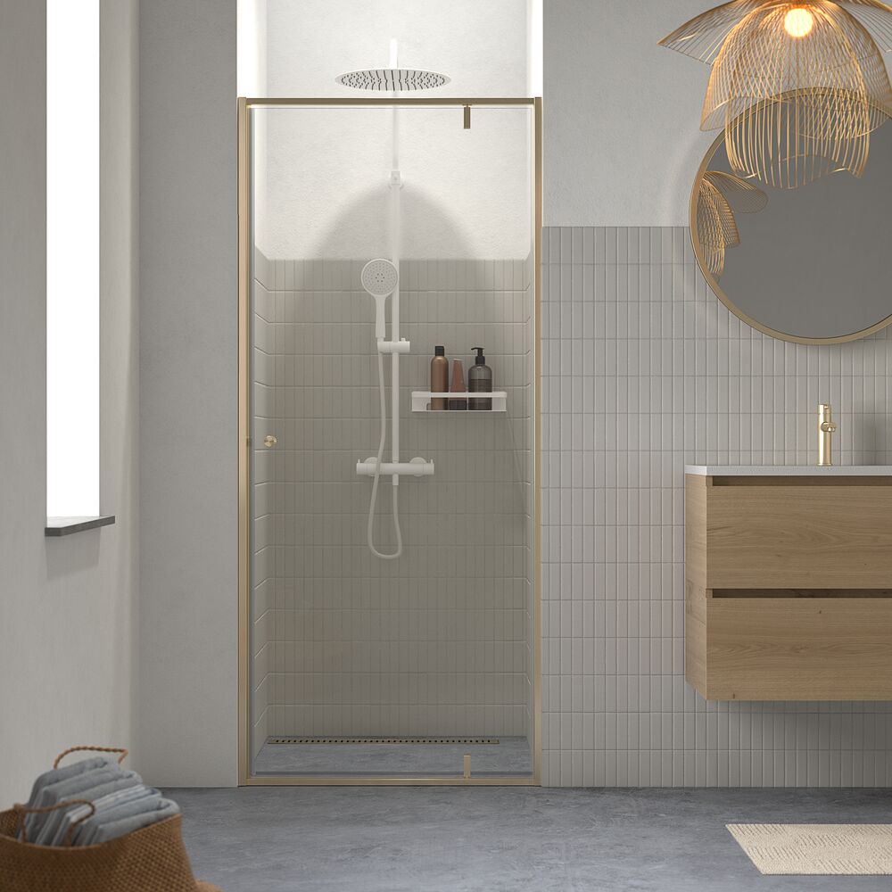 Darmowa Dostawa - Drzwi prysznicowe 90 cm uchylne Sealskin Contour CD200906495100