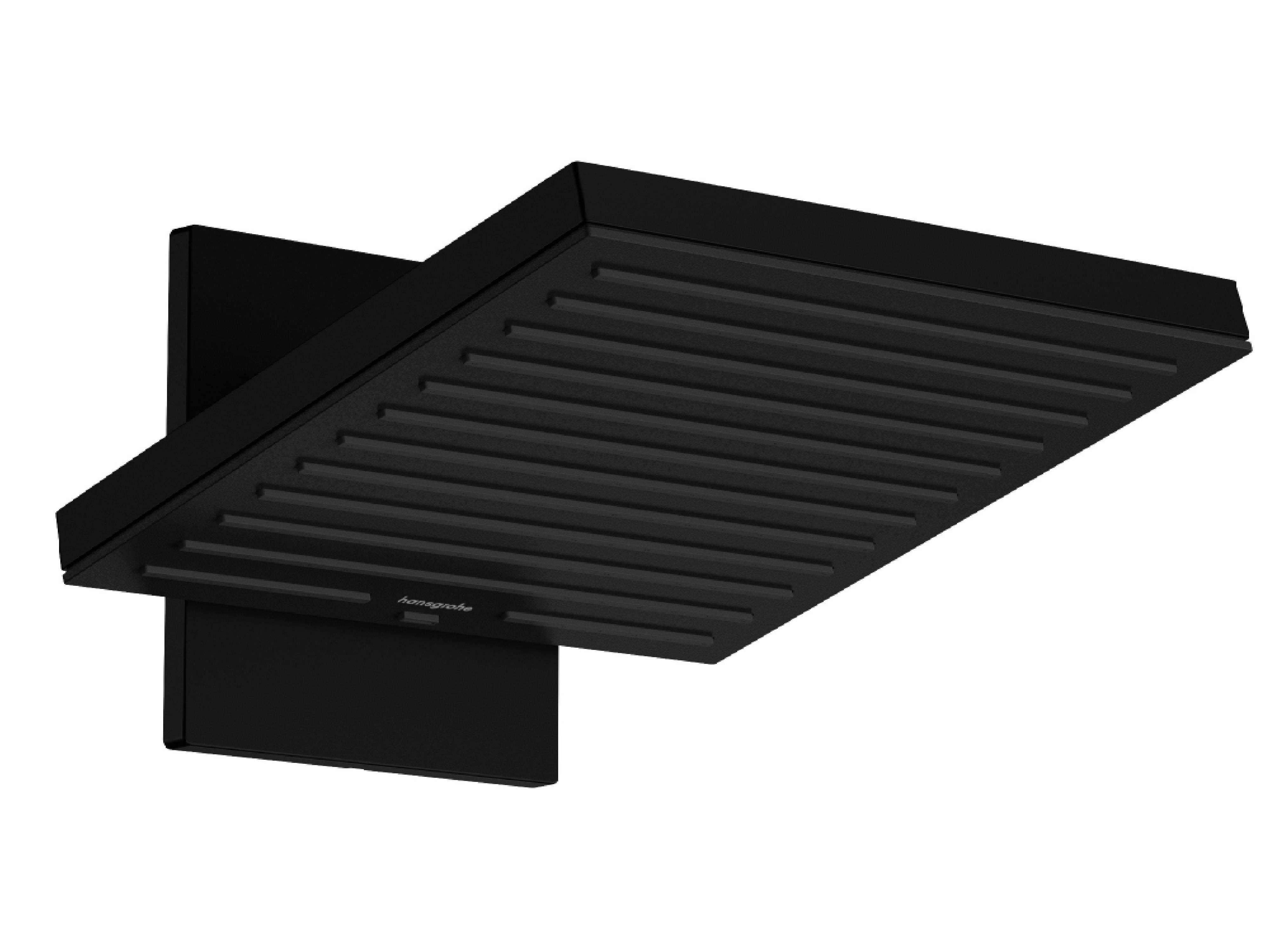 Darmowa Dostawa - Deszczownica z ramieniem 26x26 kwadratowa czarny Hansgrohe Pulsify E 24351670