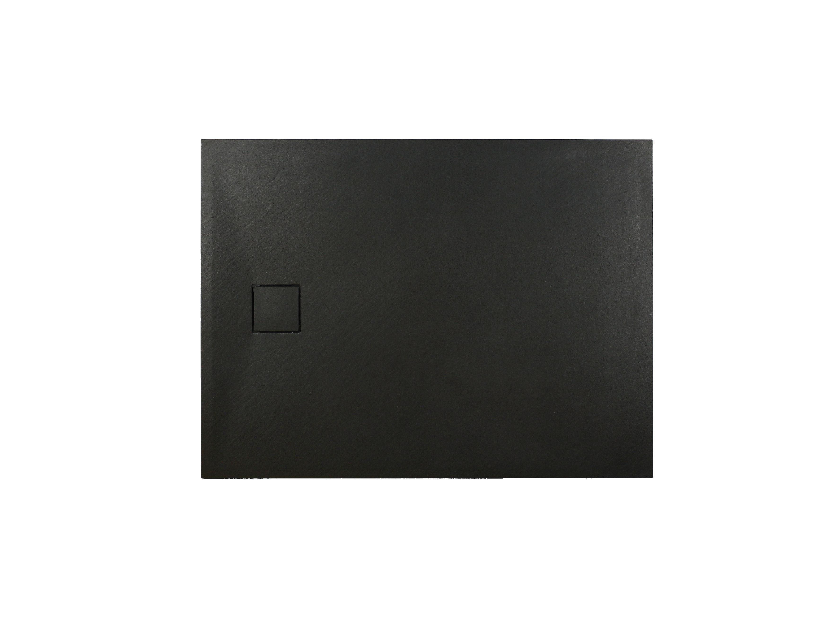 Darmowa Dostawa - Brodzik prostokątny z maskownicą 120x90 cm czarny Sea-Horse neoSTONE SMC11K