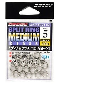 Decoy Kółka Łącznikowe Split Ring Medium Class R-3 #4 50lb