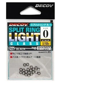 Decoy Kółka Łącznikowe Split Ring Light Class Black R-1 #2 30lb