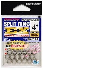 Decoy Kółka Łącznikowe Split Ring EX R-11 #4+ 80lb