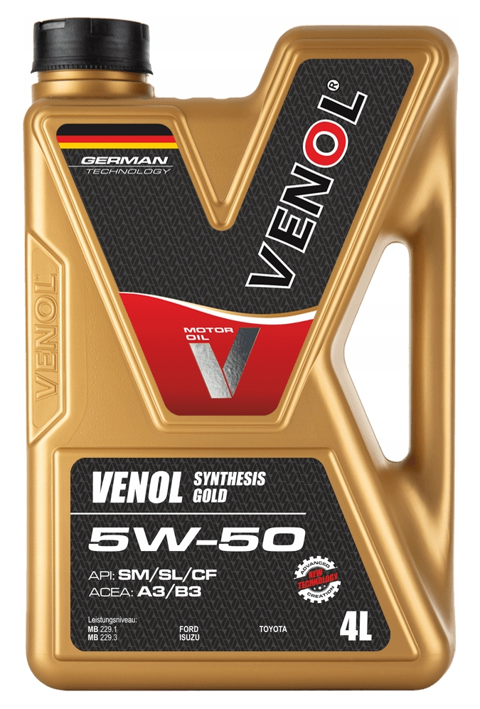 VENOL SYNTHESIS GOLD SM SL CF 5W50 4L - Petrostar