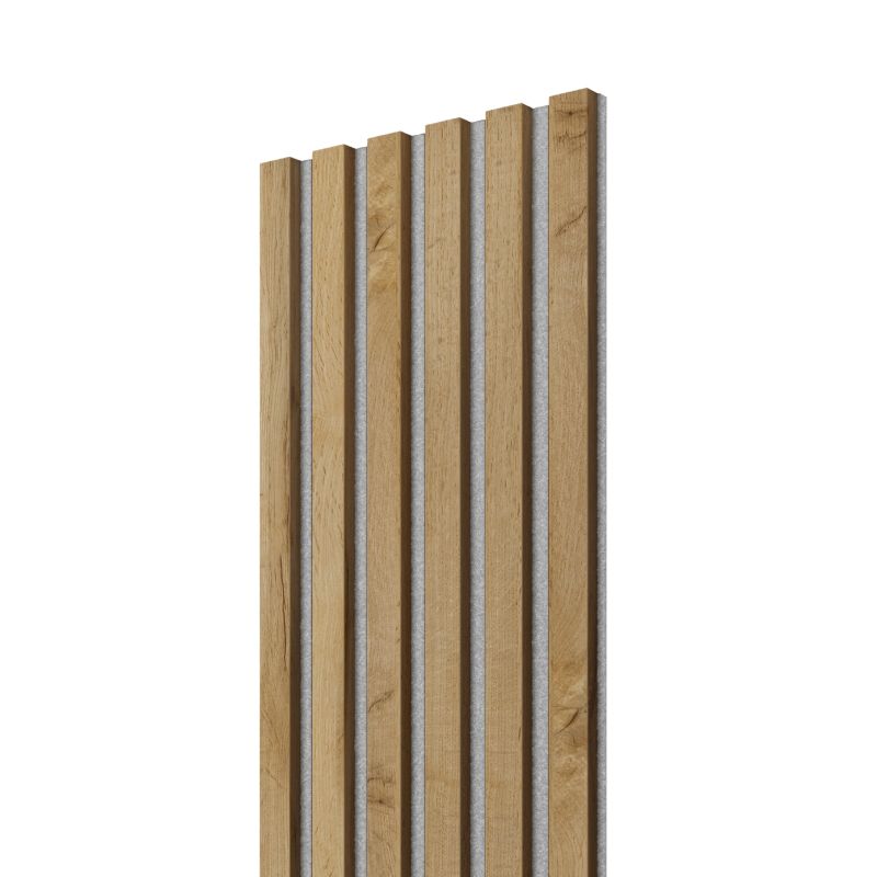 Lamele na szarym filcu LAMELE3D dąb wotan 1 szt