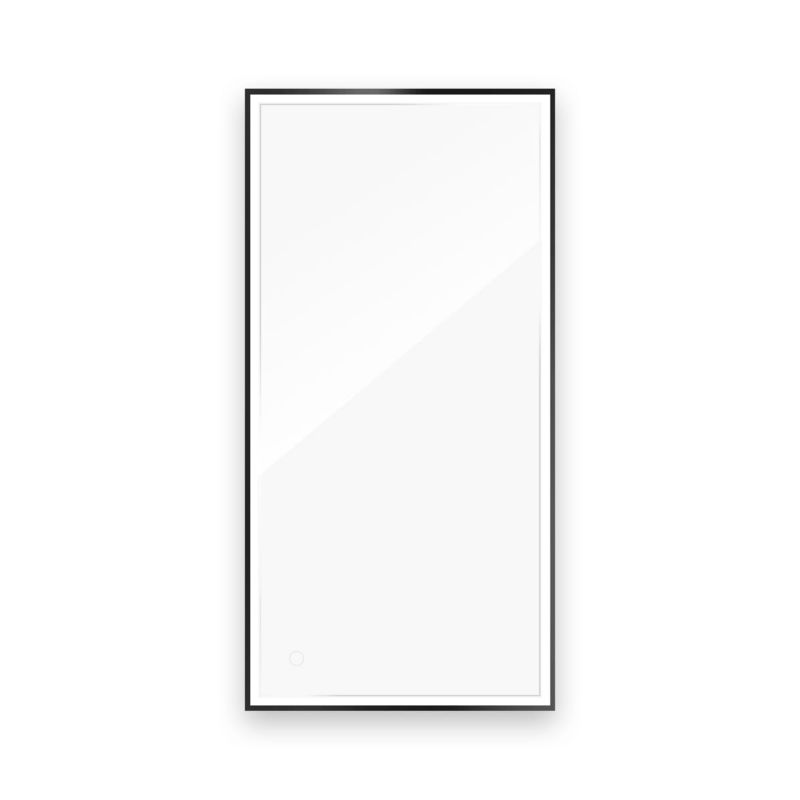 Lustro łazienkowe Oltens Nordlis LED z matą grzewczą 60x120 cm czarna rama 1 szt.