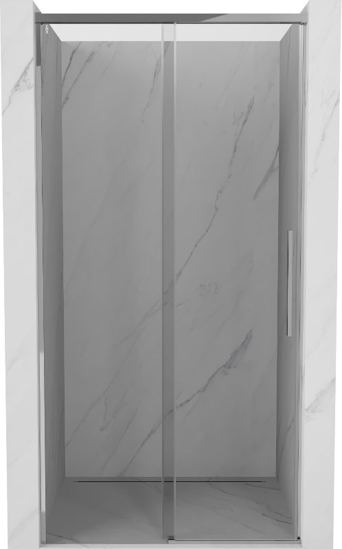 Drzwi prysznicowe przesuwne Mexen Rox transparentne chromowane 105x200 cm 1 szt.