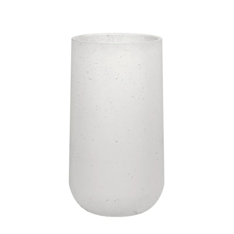 Donica Zadora Betonowa Zewnętrzna BOWL H 50x90 cm biały 1 szt