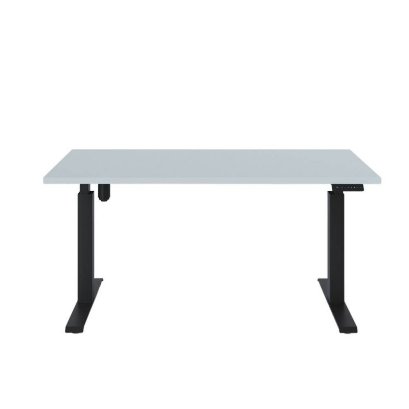 Biurko elektryczne KOLM prostokątny 180 x 95 cm Szary 1szt.